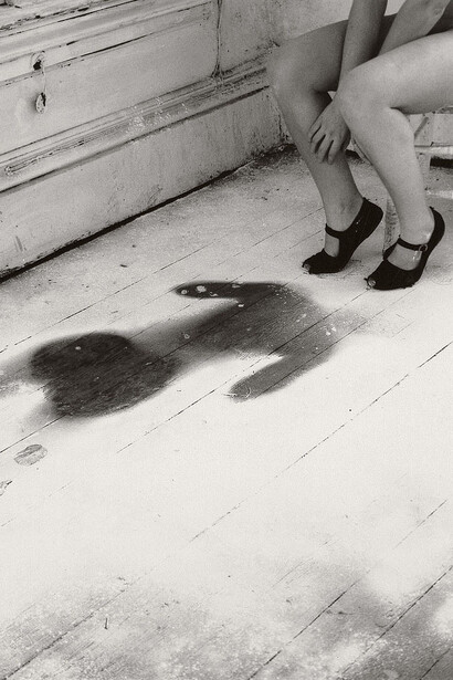 Francesca Woodman, Werke der Sammlung Verbund, kunstwerk in der ausstellung. Mit freundlicher genehmigung des Albertina Museums