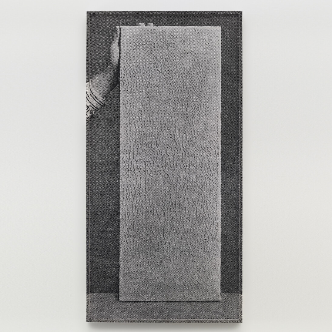 Paul Sietsema, Plank drawing, 2014, Ink on paper in artist's frame, 67 7/8 x 34 inches. ©Paul Sietsema, Courtesy Matthew Marks Gallery