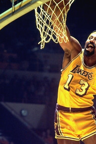 El histórico jugador de los Lakers Wilt Chamberlain