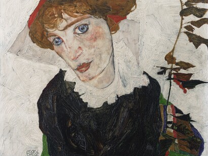 Egon Schiele (1890-1918), „Bildnis Wally Neuzil“, Öl auf Holz, 32 x 39,8 cm, Leopold Museum, Wien © Leopold Museum, Wien / M. Thumberger