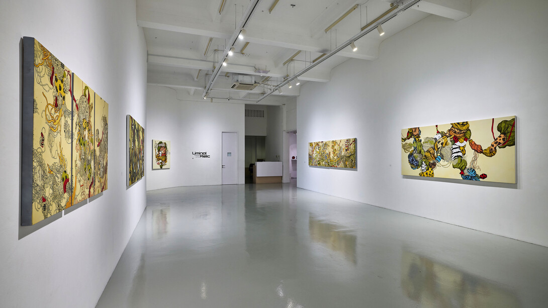Kemalezedine, Liminal relic, exhibition view. Courtesy of Mizuma Gallery