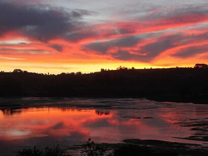Atardecer sobre Chiloé, Chile