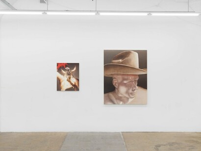 Tomas Harker, The lightness of being, exhibition view. Courtesy of Nicodim Gallery