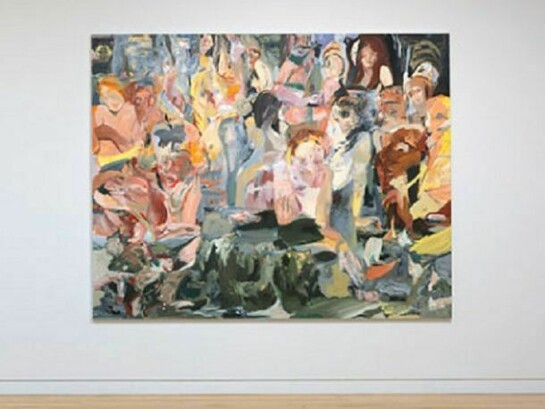 Installation view, Photo by Rob McKeever © Cecily Brown. Courtesy Gagosian Gallery  