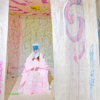 Delaine Le Bas, Incipit vita nova. Here begins the new life/A new life is beginning, 2023 (detail). Courtesy of Tate