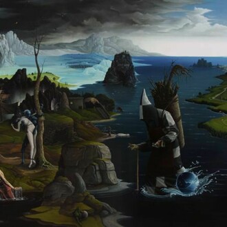 Stark, John 2013, The Atonement, Oil on wood panel, 122 x 150cm