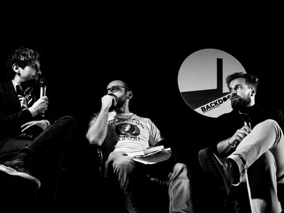 Gli autori di Ambulance Songs, foto Andrea Lippi