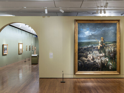 Farm to table, food and identity in the age of impressionism, exhibition view. Courtesy of Cincinnati Art Museum
