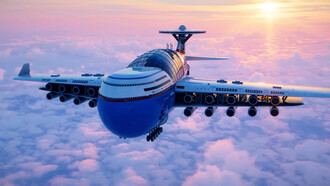 Imagen del prototipo de Sky Cruise, ideado por el científico Hashem Al-Ghaili