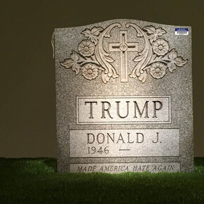 Brian A Whiteley, Trump Legacy Stone (alternate view), 2016
