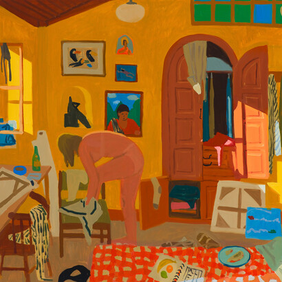 Sophie Treppendahl, January at the lake, 2024. Courtesy of Philip Martin Gallery 