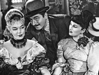 Una scena di "Casco d'oro" con Simone Signoret