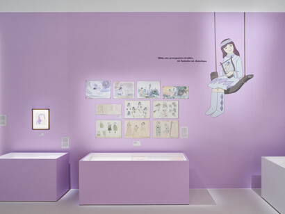 Isao Takahata, exhibition view. Courtesy of Mudac