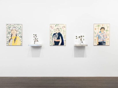 Seba Calfuqueo, Semilla, vista da exposição. Cortesia da Galeria Marília Razuk