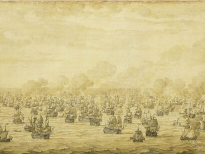 The First Battle of Schooneveld, 28 May 1673, Willem van de Velde, the Elder © National Maritime Museum, London