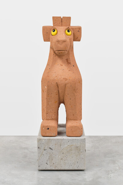 Olaf Breuning, Giraffe, 2024. Cortesía de Proyectos Monclova