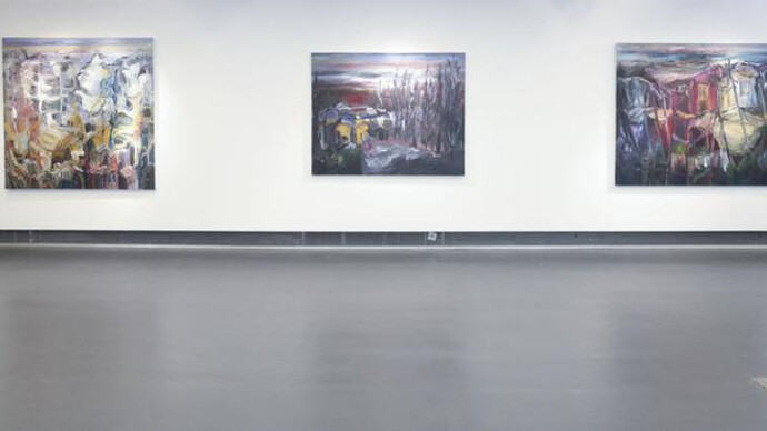 Fathallah Zamroud, Exhibition view. Courtesy of Ayyam Gallery