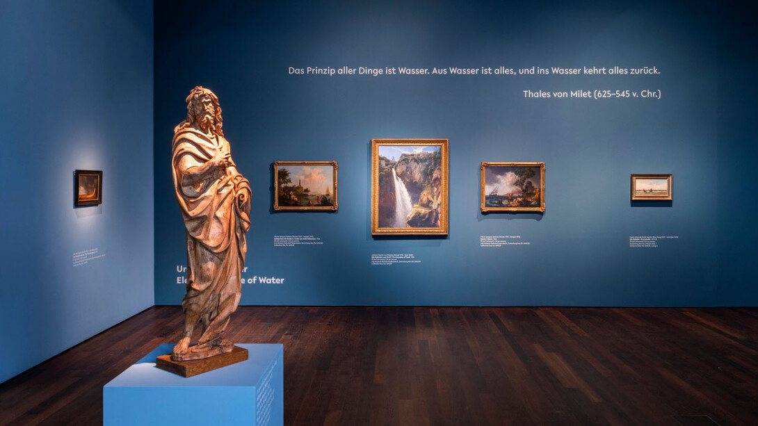 Various artists, In flux. A story about water, exhibition view. Courtesy of Arp Museum