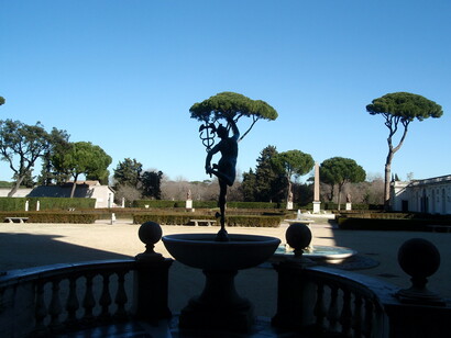 Il giardino di Villa Medici a Roma 