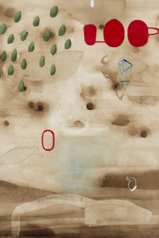 Mirko Baricchi, Humus #8, 2015, tecnica mista su tela, 180 x 150 cm, ph Dario Lasagni