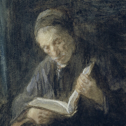 «El rabino» (1870), Jozef Israëls