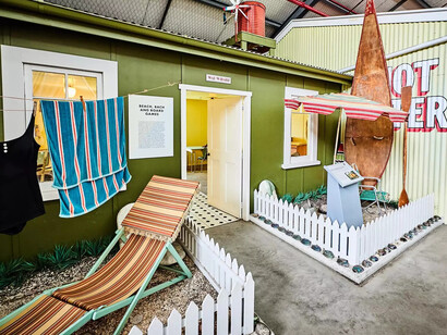 Kiwis and the coast, exhibition view. Courtesy of New Zealand Maritime Museum