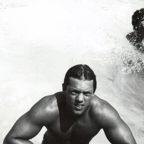 Andy Warhol, Men in pool, 1982. Courtesy of Hedges Projects