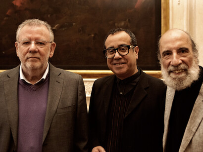 Óscar Hahn, Antonio Arévalo e Raúl Zurita