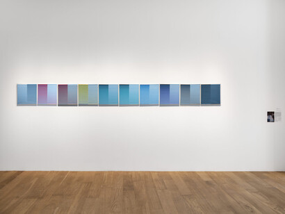 Various artists, Moving colors, exhibition view. Courtesy of Tornabuoni Art Gallery