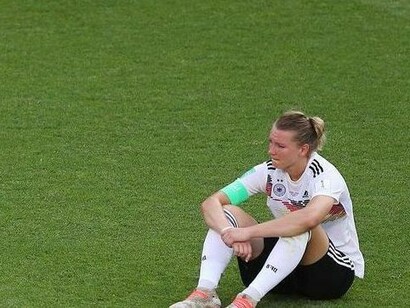 La capitana de la selección alemana tras caer en cuartos de final contra Suecia