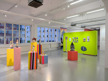 Valeria Montti Colque, Jag bär berget, du bär mig, exhibition view. Courtesy of Galleri Duerr