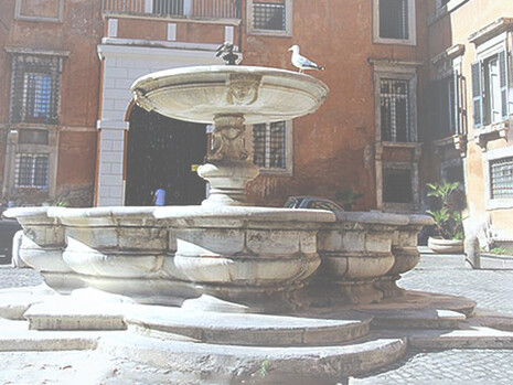 The Fountain of Piazza delle Cinque Scòle