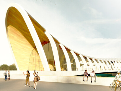 Rendering del Ponte delle Origini