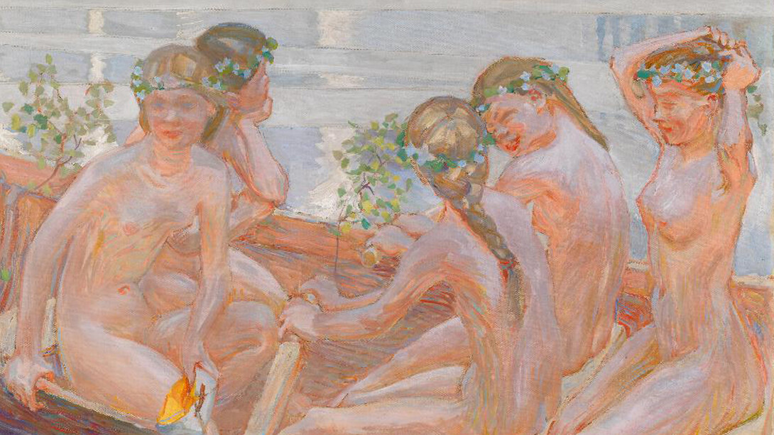 Akseli Gallen-Kallela: Väinämöinen’s voyage (detail), 1909. Courtesy of Gallen-Kallela Museum
