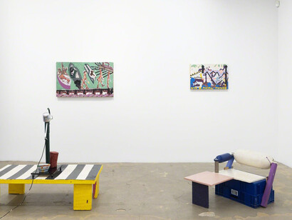 IWDDIY4U, exhibition view. Courtesy of Maccarone 
