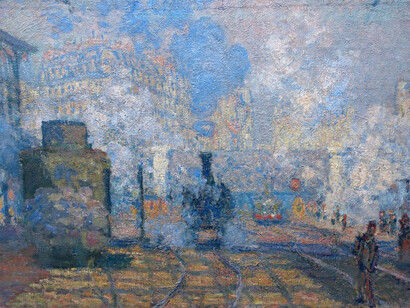 Claude Monet - Gare Saint-Lazar
