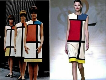 Fashion inspiration in Modrian