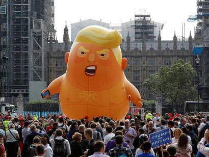 London demonstrations against Donald Trump