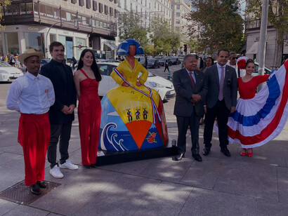 Juan Bolívar Díaz Santana performs his duties as ambassador as he opens the Menina Dominicana event in Madrid, Spain, symbolising the enduring cultural and diplomatic ties between the Dominican Republic and Spain