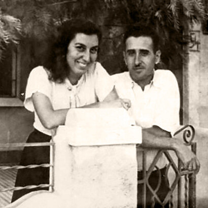 Doña Isabel y don Paco recien llegados a Maracay