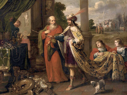 Frans Francken el joven, Creso mostrando sus tesoros a Solón