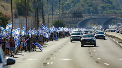 Marcha desde Tel Aviv hasta Jerusalén para protestar contra la reforma judicial, 2023