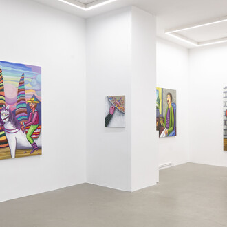 Oska Gutheil, Let’s unicorn, exhibition view. Courtesy of Galerie Russi Klenner