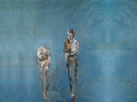 Lawand, Untitled, 2012, Mixed media on canvas
146 x 114 cm