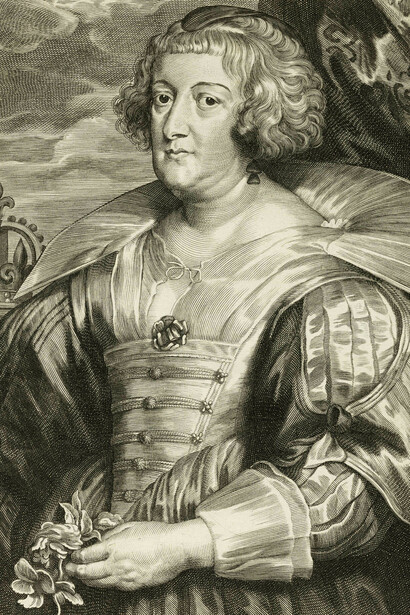 Paulus Pontius, after Anthony van Dyck, Maria de’ Medici, 1631 – 50. Courtesy of Georgia Museum of Art