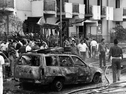 La strage di via d'Amelio, a Palermo, in cui persero la vita Paolo Borsellino e la sua scorta