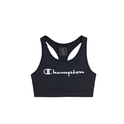 Top nero del brand Champion 