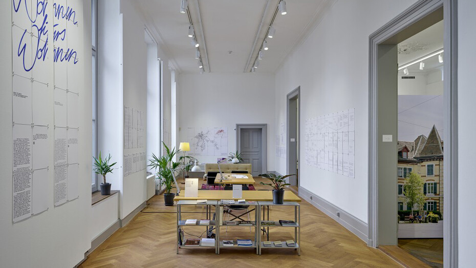 Wohnen fürs wohnen: Swiss housing cooperatives as a laboratory for coexistence, exhibition view. Courtesy of S AM Swiss Architecture Museum