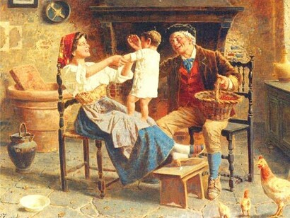 «La familia feliz», Eugenio Zampighi