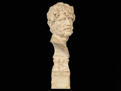 Busto de Séneca atribuido a Giuliano Finelli, s. XVII, Museo del Prado, Madrid